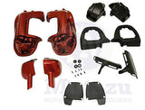 Mutazu Fire Red Lower Vented Fairings fits Harley Road King Street Glide