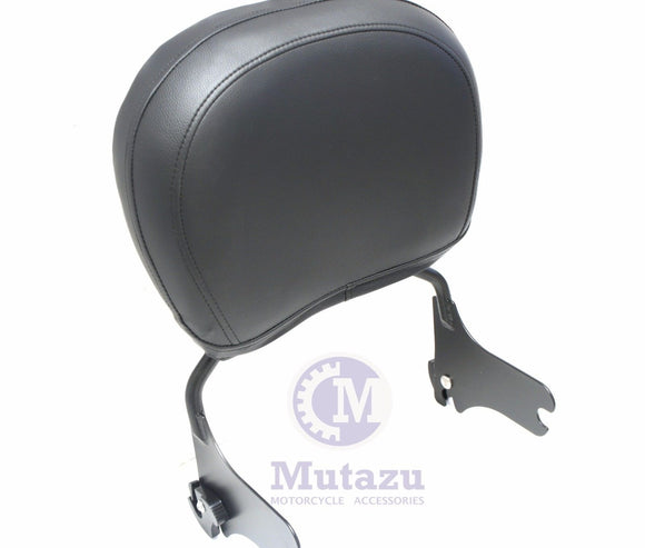 Black Detachable Backrest Sissy Bar for 97-08 Harley Davidson® Touring FLH FLT