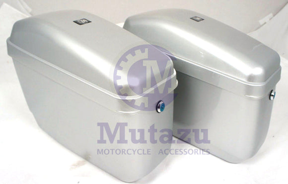 Universal GA Hard Saddlebags - Silver