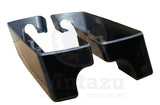 Non Tapered 4" Saddlebag Extension for 2014 & Up Harley Hard Bags