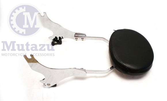 Mutazu Detachable Sissy Bar for 04 - UP Harley Sportster Backrest Sissy Bar