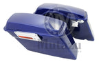 Complete Hard Touring Saddlebags Cobalt Blue for Harley Touring Models