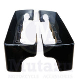 Non Tapered 4" Saddlebag Extension for 2014 & Up Harley Hard Bags