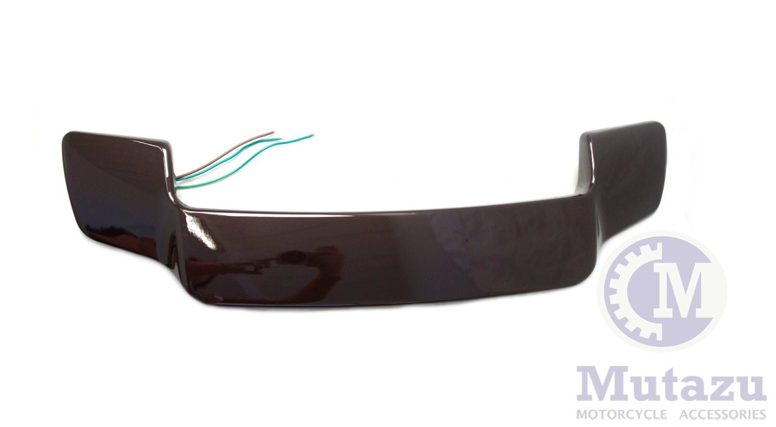 LED Trunk Light Spoiler For Harley Touring Models (1997-2013) With King/Chopped/Razor Tour-Pak | Black ABS Plastic