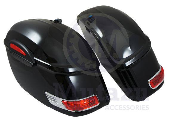 Universal RS Hard Saddlebags - Gloss Black