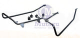 Black Saddlebag Conversion Bracket Kit Harley Softail fit 2014-up one touch Bag