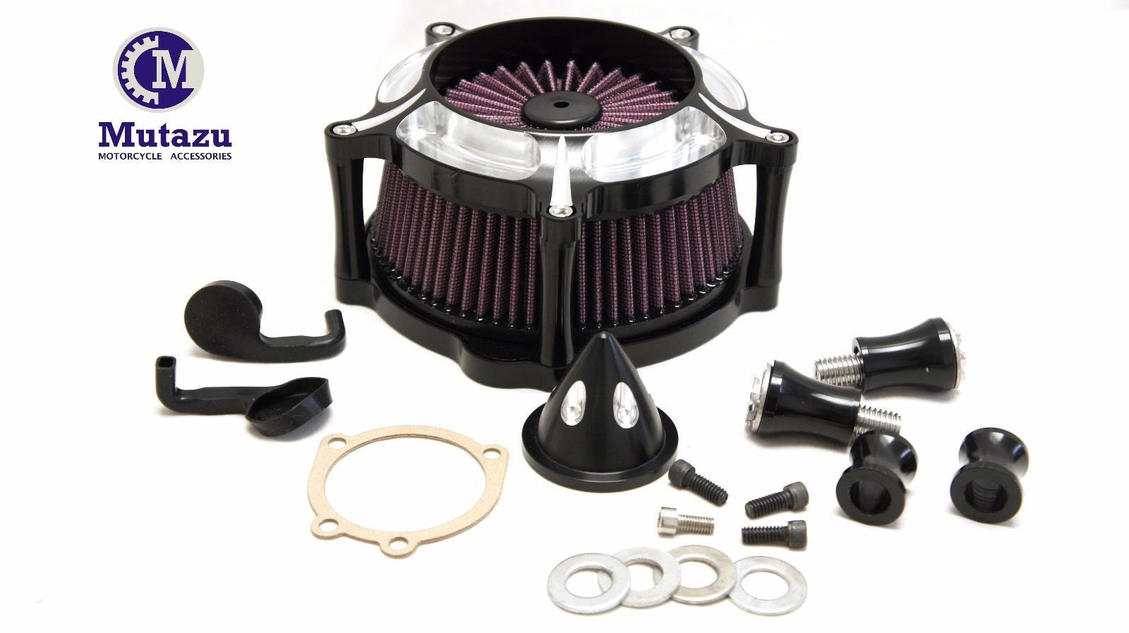 Mutazu Jet Turbine High Flow Air Cleaner Filter for Harley Sportster 8 –  Mutazu Inc.