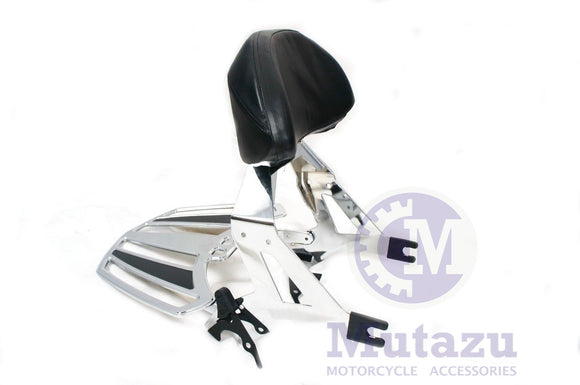 Sissy bar, Rack, Porte bagages Ref. 12/35160126 Tour-pak, Grille Porte  bagages Chrome coffre Trike et Top Case FLT, FLHT, FLHTC