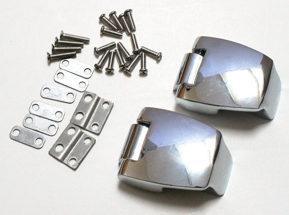 Mutazu Premium Hardware Hinges Hinge Set for Harley King Ultra Tour Pak 88-13