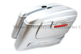 Universal HL Hard Saddlebags - Silver