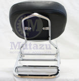 Premium Backrest Sissy Bar & Luggage Rack for Yamaha Warrior XV 1700