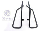 04 -14 Sportster Saddlebag Conversion Brackets + Mutazu Hard Touring Saddlebags