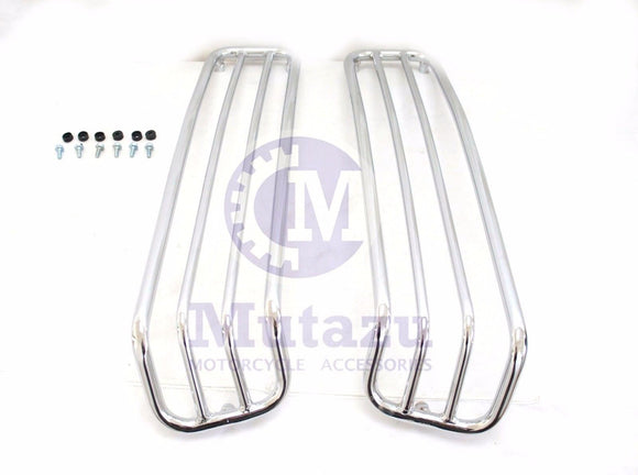 Mutazu Saddlebag Lid Top Luggage Rails Racks for Harley Hard Bags 94-2013