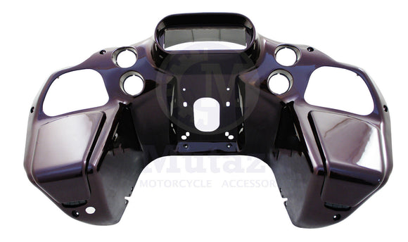 Mutazu Black Cherry Inner Front Fairing Fits Harley Road Glide FLTR 98-13