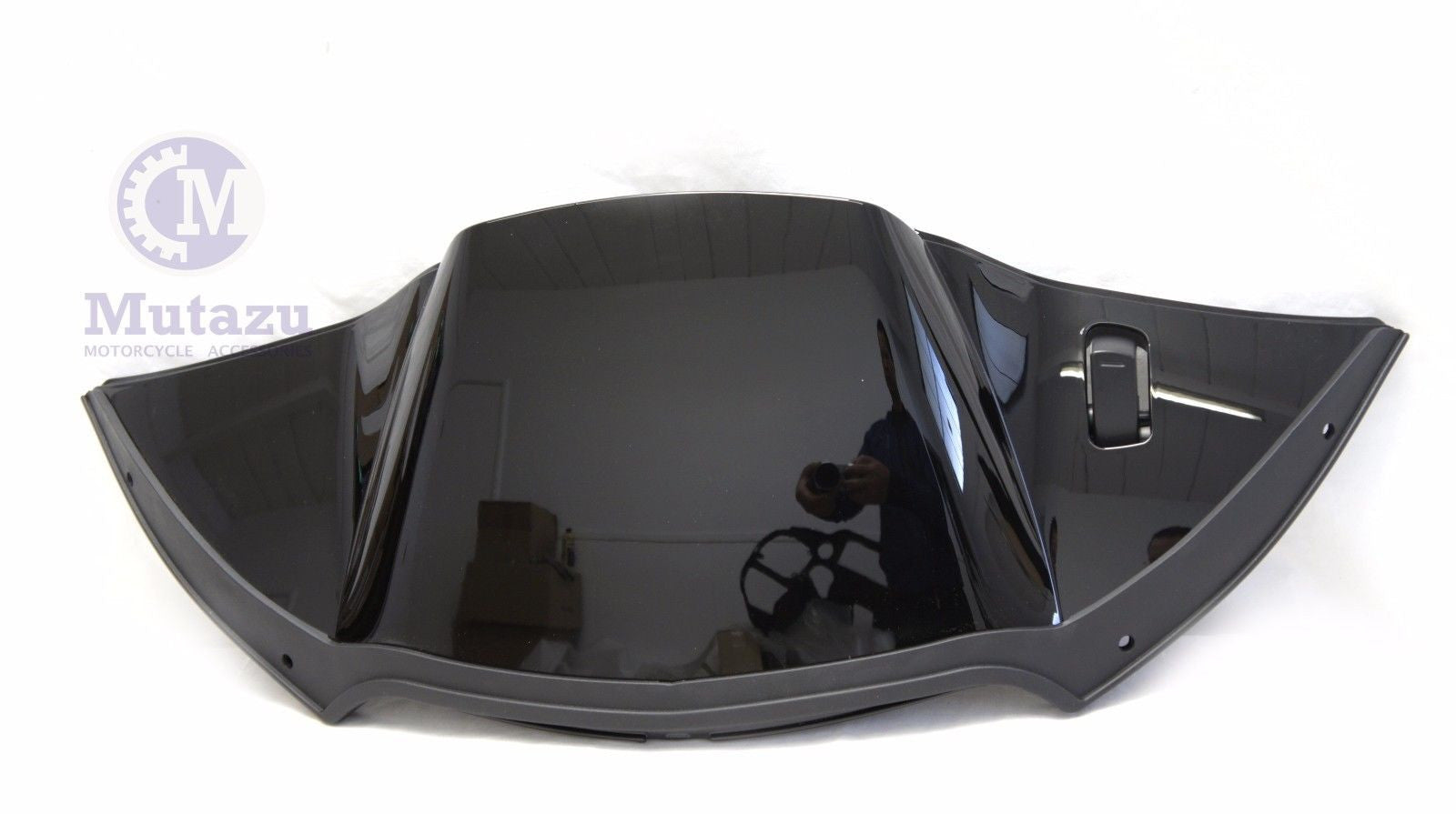 Mutazu Black Top Air Duct Piece Cover Fairing for Harley
