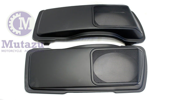 6 x 9 Speaker Lids - Matte Black CVO Style for Harley Touring 1994-2013