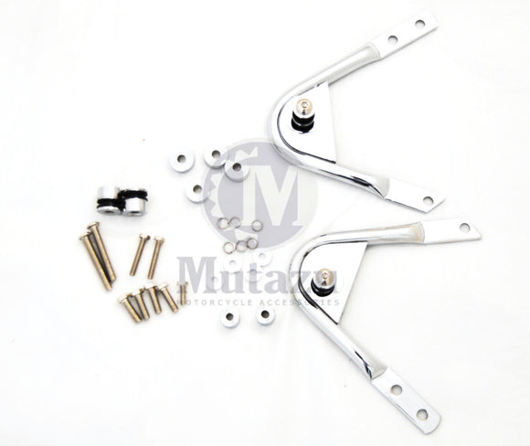 Mutazu Docking Hardware Kit for 97-08 for Detachable Harley Two Up Luggage Rack