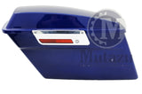 Complete Hard Touring Saddlebags Cobalt Blue for Harley Touring Models