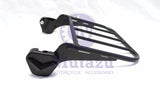 Matte Black Detachable Backrest Sissy Bar w/ rack fit 94-08 Harley® HD Touring