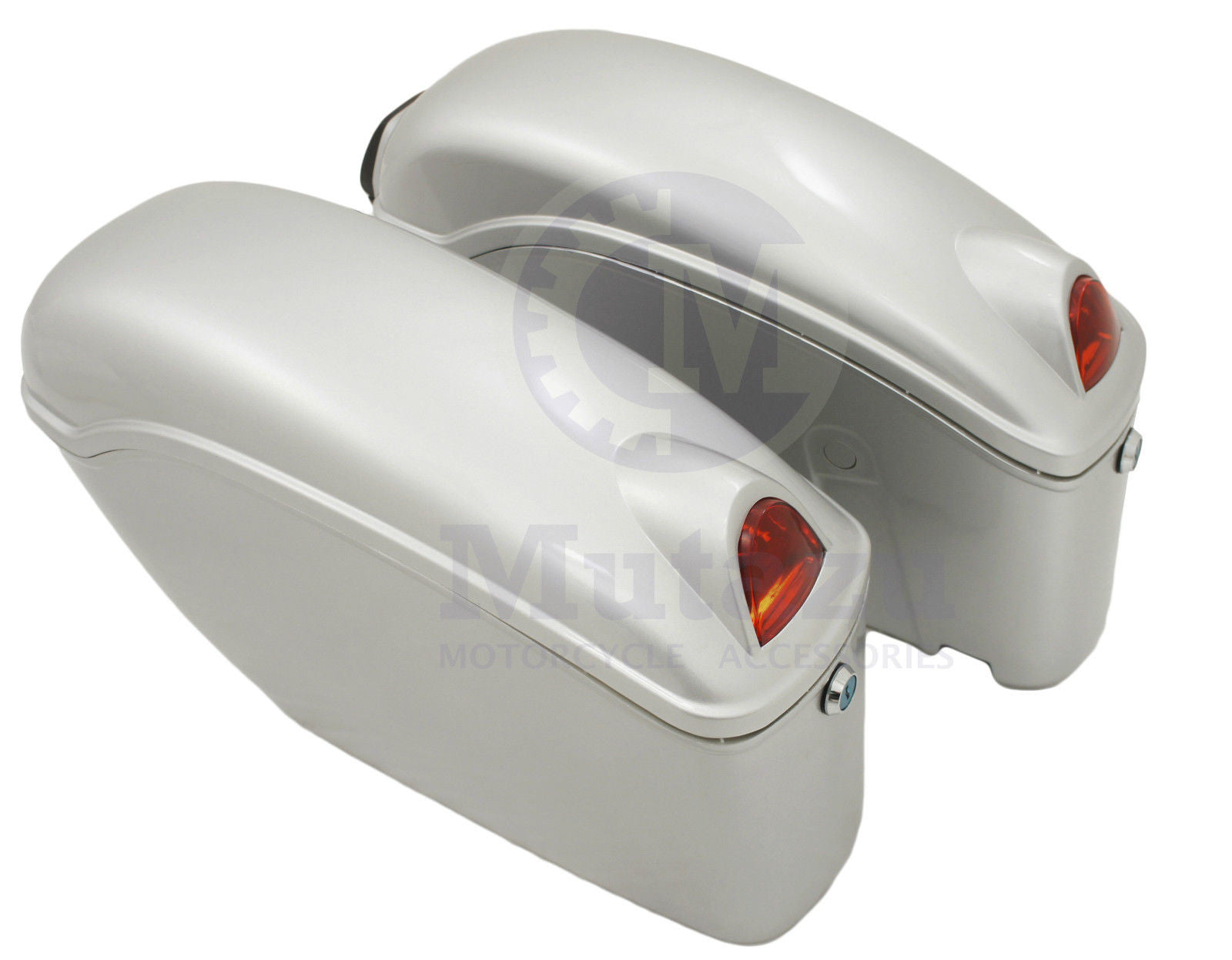 Universal FY Hard Saddlebags - Silver – Mutazu Inc. Universal FY Hard Saddlebags - Silver – Mutazu Inc.