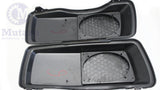 Premium Mutazu 6 x 9 Speaker Lids Vivid Black for Harley Touring Saddlebags 1B