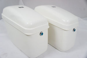 Universal GA Hard Saddlebags - Gloss White