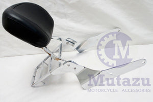 Premium Backrest Sissy Bar & Luggage Rack for Yamaha Warrior XV 1700