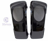 6 x 9 Speaker Lids - Vivid Black CVO Style for Harley Touring 1994-2013