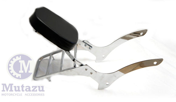 Kinglemc Powersports Sissy Bar with Backrest Luggage Rack for Yamaha Roadstar Warrior XV 1700 XV1700 2002-09(without Stud Kinglemc Powersports Sissy Bar with Backrest Luggage Rack for Yamaha Roadstar Warrior XV 1700 XV1700 2002-09(without Stud