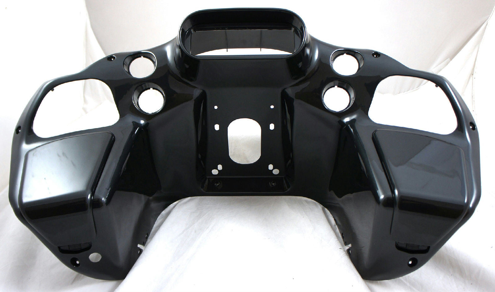 Mutazu Black Pearl Inner Front Fairing Fits 1998-2013 Harley