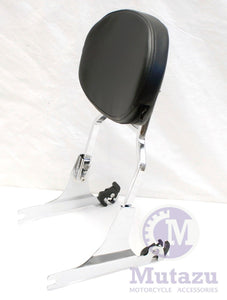 Quick Release Detachble Sissy Bar Backrest for Harley Softail FX 200mm Wide Tire