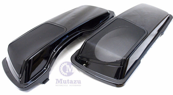 6 x 9 Speaker Lids - Vivid Black CVO Style for Harley Touring 1994-2013