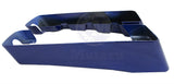 4" CVO Style Cobalt Blue Extensions for 94-2013 H-D Touring Hard bags-Dual Cut Out