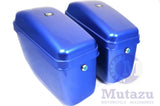 Universal GA Hard Saddlebags - Cobalt Blue