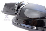 6 x 9 Speaker Lids - Vivid Black CVO Style for Harley Touring 1994-2013