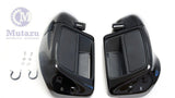 Vivid Black Lower Vented Fairing 6.5" Speaker Box Pod for 2014-up Harley Touring