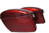 Universal LW Hard Saddlebag - Burgundy Red