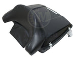 Mutazu Matte Black Razor Tour Pak with Wrap around Backrest fits Harley Touring