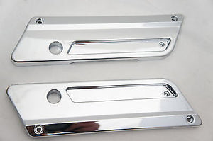 ABS Chrome Plated Latch Face Covers for Harley Touring Model Hard Saddlebags FLT
