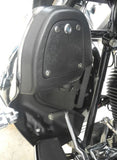 Lockable Lower Vented Fairing fits Harley HD Vivid Black w/ mounting hardware