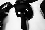 Mutazu Vivid Black Vented Lower Fairing for Harley Road King Glide Street CVO