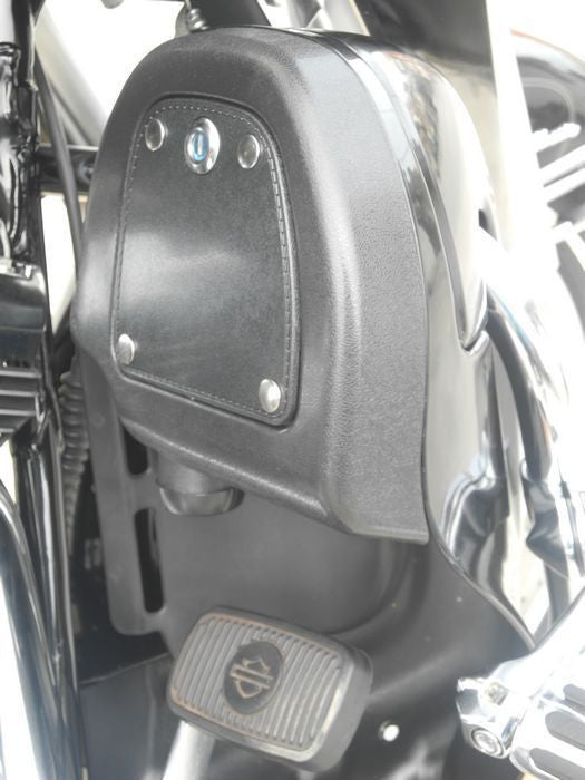 Lockable Lower Vented Fairing fits Harley HD Vivid Black w/ mounting hardware
