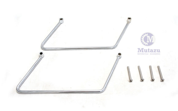 Chrome Saddlebag Supports for Suzuki VL1500 Intruder C90