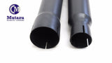 Ver. 2.0 MF-06N-BB 4" Megaphone Slip-On Mufflers for Harley Touring 2017 & Up