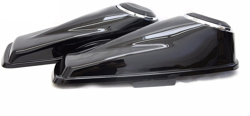 Mutazu Vivid Black Side Covers For 2014-2016 Harley Touring – Road King, Street Glide