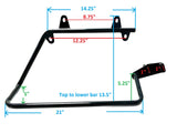 Mutazu Conversion Brackets for Harley Bags to Yamaha V Star 650 Classic Custom