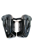 Black Vented Lower Fairing w 6x9 Speaker Boxes Pods for 19944-2013 Harley Touring