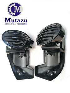 Black Vented Lower Fairing w 6x9 Speaker Boxes Pods for 19944-2013 Harley Touring