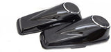 Mutazu 6.5" Slope Speaker Lids with covers for 2014-up Harley Touring Bagger