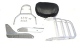 Chrome Sissy Bar Backrest & Luggage Rack for Honda Shadow 600 VLX VT 1999-2008